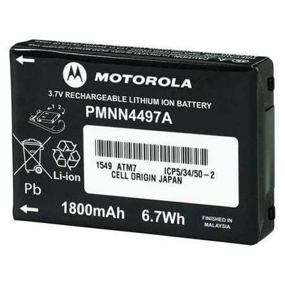 MOTOROLA PMNN4497AR Rechargeable Battery,Lithium-ion,1800mAh