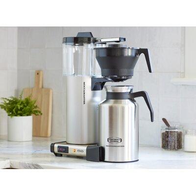 Moccamaster CDT Grand Coffee Brewer, Stainless Steel in Gray, Size 17.75 H x 6.75 W x 12.5 D in | Wayfair 39340
