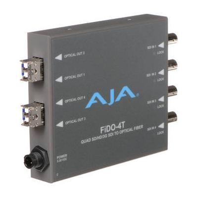 AJA FiDO Quad-Channel 3G-SDI to LC Fiber Mini Converter FIDO-4T