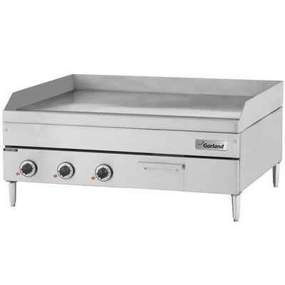 Garland E24-48G 48" Heavy-Duty Electric Countertop Griddle - 208V, 3 Phase, 16 kW