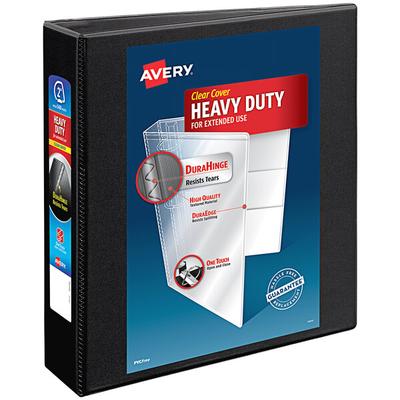 Avery® 5500 Black Heavy-Duty Non-Stick View Binder with 2