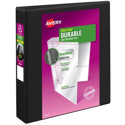 Avery® 9400 Black Durable View Binder with 1 1/2