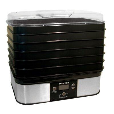 Weston 6 Tray Digital Dehydrator in Black/Gray | 12.25 H x 13 W x 10.5 D in | Wayfair 75-0401-W