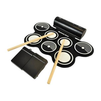 Pyle Pro PYPTEDRL14 Roll-Up Electronic Drum Kit with MIDI Capability PTEDRL14
