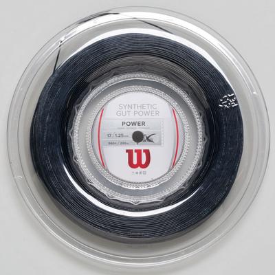 Wilson Synthetic Gut Power 17 660' Reel Tennis String Reels Black
