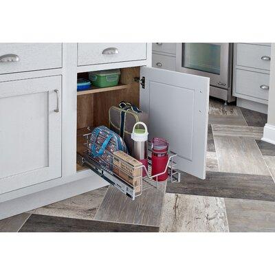 ClosetMaid Premium Cabinet Organizers Pull Out Drawer Steel in Gray | 6.34 H x 15.55 W x 18.88 D in | Wayfair 32101