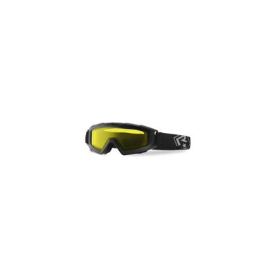 Revision Snowhawk Basic Goggle System w/ Yellow High-Contrast Lens Black Frame 4-0100-0010
