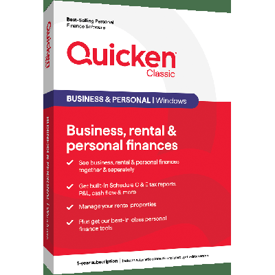Quicken Home & Business Personal & Home Business Finance Software