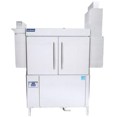 Commercial Dishwasher | Jackson RackStar 44 Single Tank High Temperature Conveyor Dish Machine with Energy Recovery - Left to Right - 208V, 3 Phase