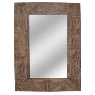 Foundry Select Rectangular Brown Wall Mirror, Wood | 47 H x 31.5 W x 2 D in | Wayfair BNRS8171 41120991