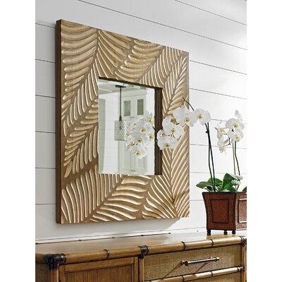 Tommy Bahama Home Twin Palms Freeport Square Mirror Wood in Brown | 40 H x 40 W x 1.75 D in | Wayfair 558-204