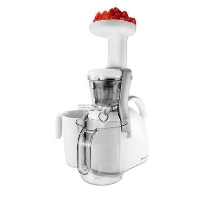 Big Boss Healthy Slow Masticating & Cold Press Juicer Plastic in White | Wayfair 9192