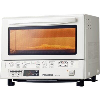 Panasonic® 4 Slice FlashXpress Toaster Oven, Stainless Steel, Size 10.25 H x 13.0 W x 12.0 D in | Wayfair NB-G110PW