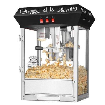 Superior Popcorn Company 8 Oz. Movie Night Tabletop Popcorn Popper Machine, Stainless Steel | 24.75 H x 17.5 W x 20.5 D in | Wayfair M030815