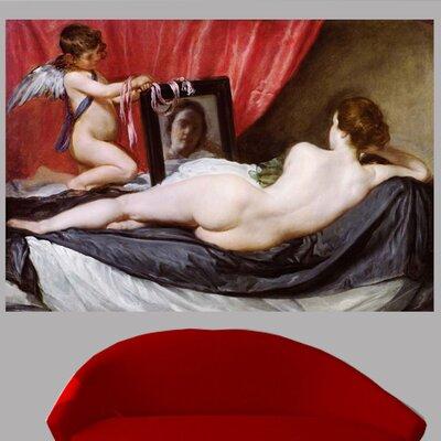 Astoria Grand 17th 'The Rokeby Venus' by Diego Velazquez Glossy Poster Paper in Red | 41 H x 60 W in | Wayfair ATGD5412 39740250