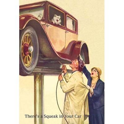Buyenlarge There's a Squeak in Your Car Graphic Art in Brown | 66 H x 44 W x 1.5 D in | Wayfair 0-587-00019-8C4466