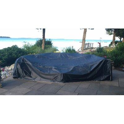 Madbury Road Santorini Patio Sectional Cover in Black | 32 H x 146 W x 74 D in | Wayfair OC146
