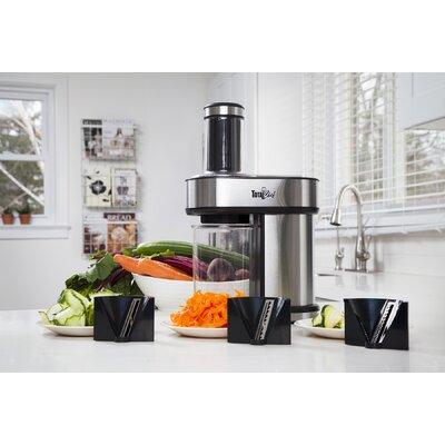 Total Chef 700W Centrifugal Juice Extractor, Juicer Machine for Fruits Plastic/Metal in Black/Gray | 15.8 H x 8.3 W x 13 D in | Wayfair KMJ01