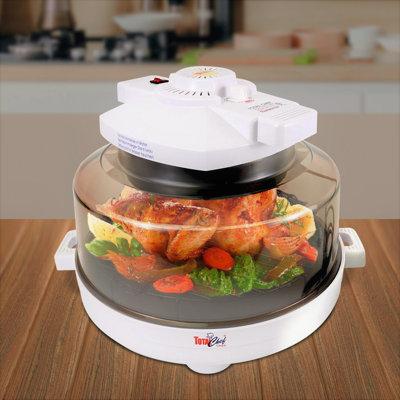Total Chef 10.5 Qt. Infrared Oven w/ Convection Air Circulation in White, Size 13.5 H x 15.0 W x 14.0 D in | Wayfair Z100B