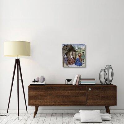 East Urban Home 'Nativity w/ Three Kings' Print on Canvas in Brown/Green | 2 D in | Wayfair FE63EB5591734498BDDFDAE8C7F74F03