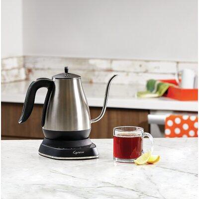 Capresso Pour-Over Tea Kettle Stainless Steel in Gray | 10.5 H x 12.5 W x 8.75 D in | Wayfair 290.05