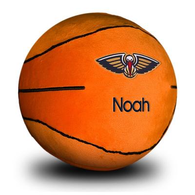 Orange New Orleans Pelicans Personalized Plush Baby Basketball