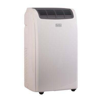 Black + Decker 8,000 BTU Portable Air Conditioner w/ Remote, Size 26.0 H x 16.5 W x 11.5 D in | Wayfair BPACT08WT