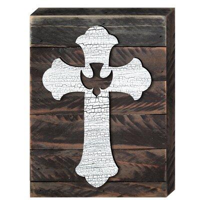 The Holiday Aisle® Dove Cross Wall Décor in Brown/White | 8 H x 6 W x 1.5 D in | Wayfair AF3DC14DFC1E4791BF5C42556FDFA8BF