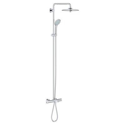 GROHE Euphoria® Pressure Balanced Complete Shower System in Gray, Size 3.4 H x 10.0 W in | Wayfair 26177001