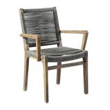 Seasonal Living Explorer Oceans Patio Dining Chair Wicker/Rattan in Brown/Gray | 36 H x 23.5 W x 23.5 D in | Wayfair E50498032