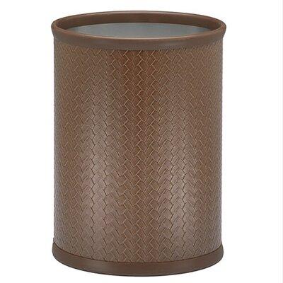 Millwood Pines Woodsburgh 3.25 Gallon Waste Basket Stainless Steel in Brown | 13.75 H x 10 W x 7.75 D in | Wayfair 736E8BFA1C1F45C19A85907492FC4DC1