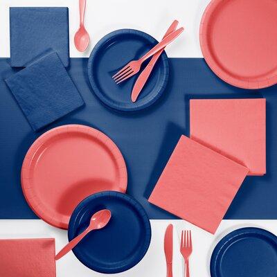 Creative Converting Paper/Plastic Party Supplies Kit in Orange/Blue | Wayfair DTCCRNVY2A