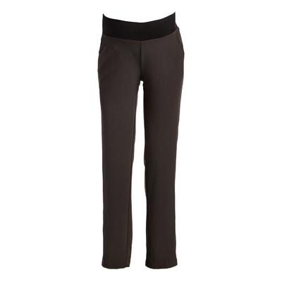 Times 2 Women's Dress Pants Charcoal - Charcoal Maternity Underbelly Straight-Leg Career Pants - Plus Too