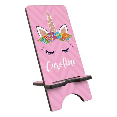 Personalized Planet Cellular Phone Cases - Happy Unicorn Personalized Phone Stand