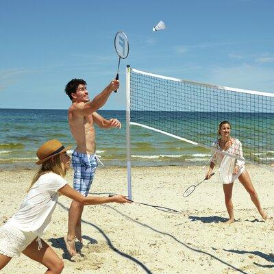 Franklin Sports Professional Badminton Set Plastic/Metal in White | 12 H x 6 W x 12 D in | Wayfair 52633