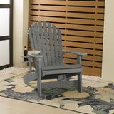 Beachcrest Home™ Federigo Adirondack Chair Plastic/Resin in Blue | 40 H x 33 W x 36 D in | Wayfair 16D86171753045428E8F0007916613B4