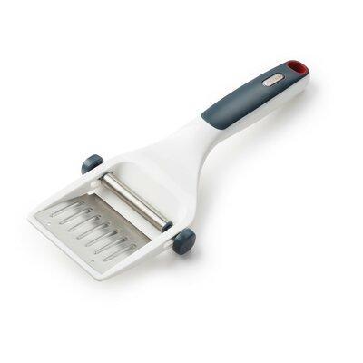 Zyliss The Slice Cheese Slicer Stainless Steel in Gray/White | 12.4 H x 4.13 W x 0.79 D in | Wayfair E900036U