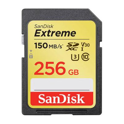 SanDisk 256GB Extreme UHS-I SDXC Memory Card SDSDXV5-256G-ANCIN