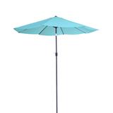 Pure Garden Outdoor Umbrellas Blue - Blue 10' Auto Tilt Patio Umbrella