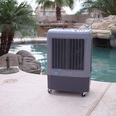 Hessaire Indoor or Outdoor Portable 950 Sq Ft Evaporative Swamp Air Cooler | 38 H x 24 W x 16 D in | Wayfair MC37M