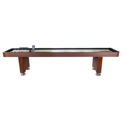 Woodbridge Playcraft Shuffleboard Table Plastic in Brown | 34 H x 24 W in | Wayfair Woodbridge Cherry 12