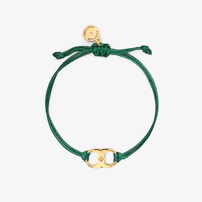 Tory Burch Embrace Ambition Bracelet, Green/Tory Gold