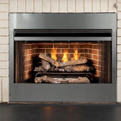 Winston Porter Danny Fireplace Insert in Black, Size 34.1 H x 35.88 W x 24.2 D in | Wayfair 556D1A8CFC3A42AF97946DF5EA8BB27F