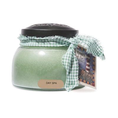 A Cheerful Candle LLC Keepers of the Light and Luxurious Linen Mama Scented Jar Candle Paraffin in Green | 4 H x 5 W x 5 D in | Wayfair JM01