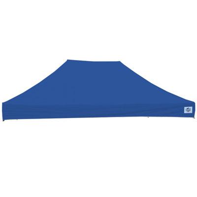 King Canopy Universal Instant Pop Up Replacement Cover Fits 9ft 8in x 14ft 5in, Polyester in Blue | 24 H x 120 W x 180 D in | Wayfair INAT15BL
