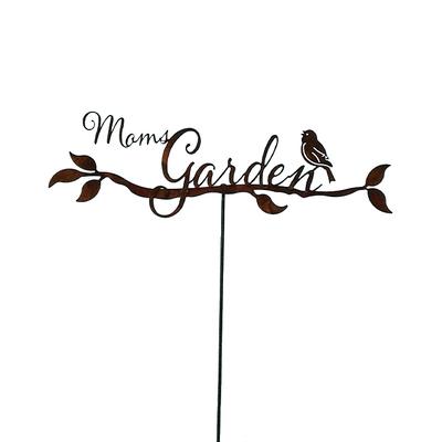 California Home and Garden Garden Stakes Rust - 'Mom's Garden' Garden Stake
