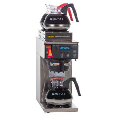 Bunn AXIOM-15-3 Decanter Coffee Maker - SplashGard Funnel - 2 Top Warmers