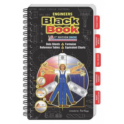 ZORO SELECT EBB3INCH Engineers Black Book,Manual,220 Pages