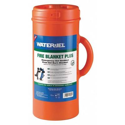 WATERJEL G7260C-4.69.000 Fire Blanket, First Aid Gel-Coated, Wool, 6 ft x 5 ft,