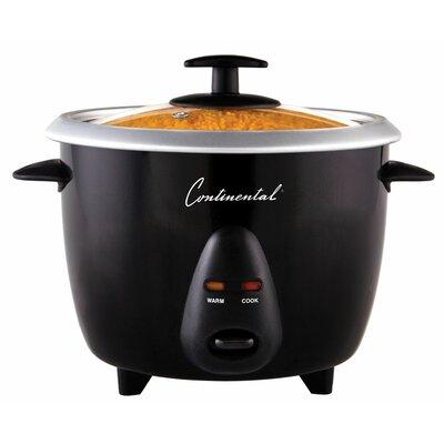 Continental Electric Rice Cooker Metal | 7.95 H x 9.95 W x 9.7 D in | Wayfair CE23219